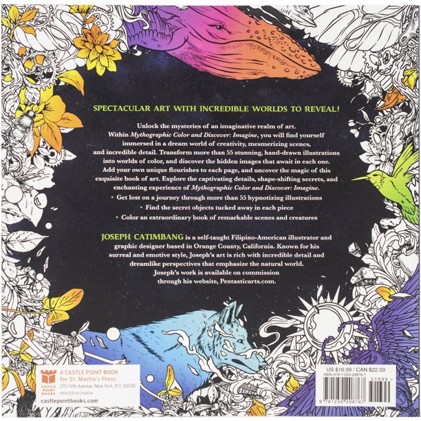 Castle Point Books-Mythographic Color And Discover - Walmart.com ...