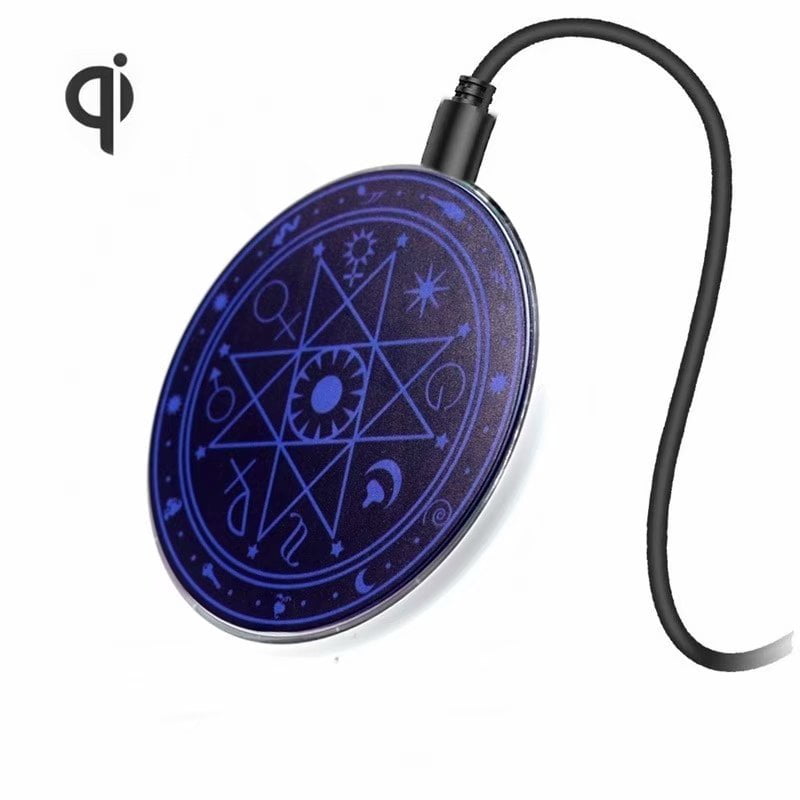 Wireless Charger Pad for iPhone11 Pro Max X XS MAX XR 8 Plus,10W Fast Cordless Mobile Phone Charger,QI Wireless Charging for Galaxy S9//S9+//S8//S8+//S7 All QI-Enabled Pad