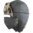 thumbnail image 3 of Winter Aviator Trapper With Face Mask Hat Winter Ski Cap, 3 of 4