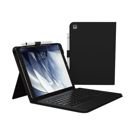 ZAGG Messenger Folio Wireless Case and Keyboard for iPad 10.2 & 10.5 (10th & 11th GEN), Black