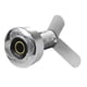 thumbnail image 3 of Cerradura de seguridad para gabinete con huella dactilar, cerradura de protección sin llave para oficina en casa Plata de 20 mm, 3 of 4