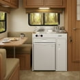 thumbnail image 2 of Avanti 30" Compact Miniature Kitchen, Stainless Steel Countertop, in White (CK3016), 2 of 10