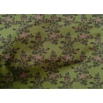 thumbnail image 4 of oneOone Cotton Poplin Fabric Leaves & Floral Block Printed Fabric 1 Yard 42 Inch Wide, 4 of 4