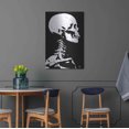 thumbnail image 4 of Luxe Metal Art 'Skeleton' by Giuseppe Cristiano, Metal Wall Art, 24"x36", 4 of 9