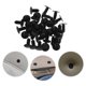thumbnail image 2 of 50 Uds. Clips de remaches de retención automotrices, pasadores de empuje de parachoques, Clips de sujeción de plástico, Clips de ajuste automotrices para suministros de ensamblaje de automóviles, 2 of 6