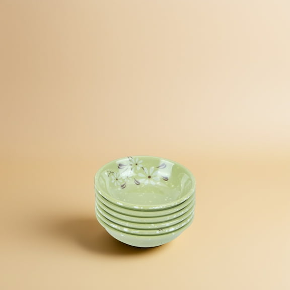 USHOBE MultiColor Sauce Plates Condiment Dishes for Kitchen Use Ideal for Dipping Sauce Set of 6