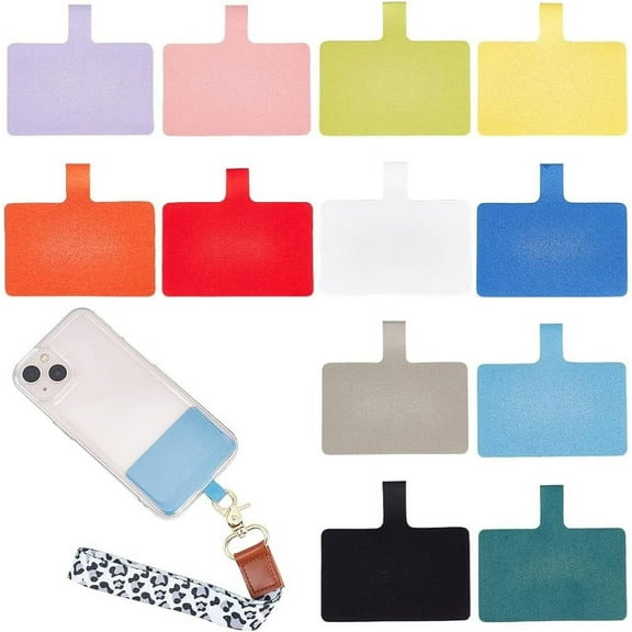 24Pcs Phone Tether Tab Phone Lanyard Patch Without Adhesive Universal Phone Lanyard Pad Phone Lanyard