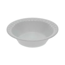 Pactiv Evergreen Placesetter Satin Non-Laminated Foam Dinnerware, Bowl, 5 oz, 4.5" dia, White, 1,250/Carton