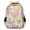 Blue, variant on Jiaoprinted Japanese Torii Gate Multi-Functional Backpack, 16" Waterproof Travel Casual Daypack with Reflective Strip, Cherry Blossoms Work Laptop Backpack for Men Women