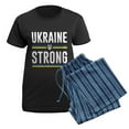 thumbnail image 5 of CafePress - Ukraine Strong Women's Dark Pajamas - Women's Short Sleeve Print T-Shirt and Pants Dark Cotton Pajama Set, 5 of 7