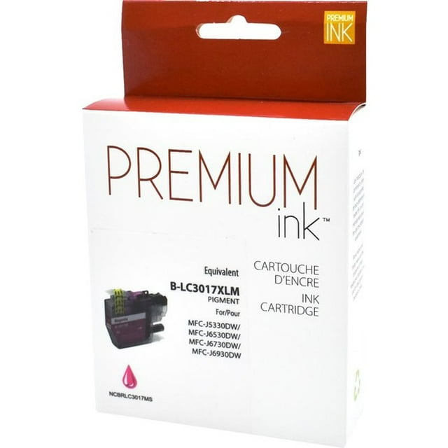 Cartouche d'Encre Premium - Alternative pour Brother LC3017MS - Magenta