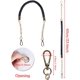 thumbnail image 2 of Negro - 2 piezas Correa de cadena para asa de bolso Correa de hombro de cuero sintético trenzado Accesorios para hacer bolsos 60 cm,, 2 of 5