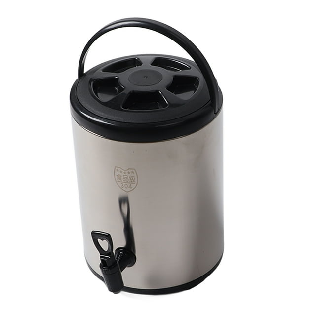 Distributeur de Boissons Chaudes Froides, Distributeur de Boissons Isolé en Acier Inoxydable Grande Durabilité pour Maisons pour Cafés