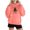 Pink, variant on Maplenight Fleece Christmas Hoodies for Women Christmas Tree Printed Long Sleeve Hooded Sweatshirt Drawstring Relaxed Fit Casual Womens Tops for Fall Winter