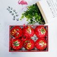 thumbnail image 5 of Juego de 6 bolas de espuma para árbol de Navidad de 8 cm, colgantes para decoración, adornos de ciervo rojo para el hogar, Año Nuevo 2024, Navidad Deco4, 5 of 5