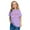 Purple, variant on SGFCWSX Girls Short Sleeve T Shirts, Teens Summer Oversized Graphic Tees Casual Tops White Size 13-14 Years