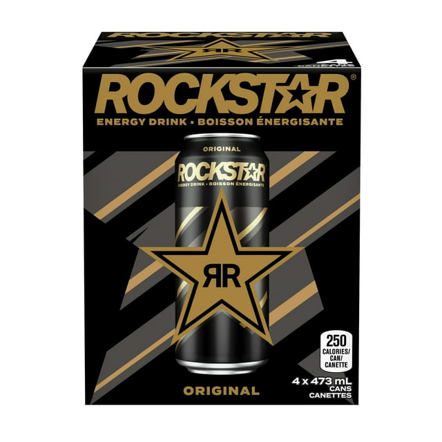 Rockstar Original Energy Drink 4 x 473 mL, Cans
