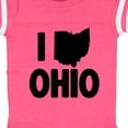thumbnail image 4 of Inktastic I Love Ohio with State Silhouette Boys or Girls Baby Bodysuit, 4 of 5
