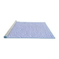 thumbnail image 2 of Ahgly Company Machine Washable Indoor Rectangle Oriental Blue Industrial Area Rugs, 7' x 10', 2 of 4