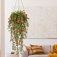 thumbnail image 5 of Artificial Hanging Flower Vines Chlorophytum | Faux Greenery Decor | Plastic Potted Plants | Indoor Outdoor Use | Lifelike Simulation | Space-Saving | 4 Pack, 5 of 5