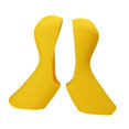 thumbnail image 3 of Puños de bicicleta, protectores de palanca de bicicleta, par de accesorios, cubierta de soporte de silicona para entusiastas de los deportes al aire Amarillo, 3 of 8
