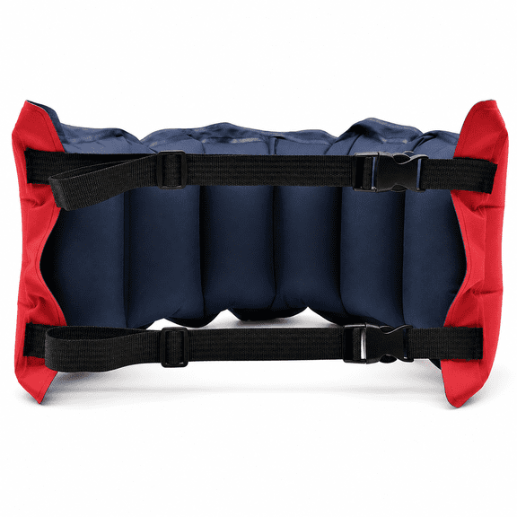 ABPETE Inflatable Swim Belt, Adult Swimming Training Float Belt, Adjustable Portable Swim Safety Flotation Belt for Beginners