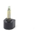 thumbnail image 4 of 24 pares negro pu tapones de reemplazo de placas de alto talón consejos de reparación tapones tapas Sunnimix Placas de tacón alto para mujeres, 4 of 8