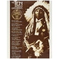 thumbnail image 1 of BEYONDTHEWALL Archive Laminated The Ten Indian Commandments Native American Poster 24x36 inches, 1 of 4