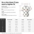 thumbnail image 6 of Uemuo Bee Pattern Cotton Linen Short Sleeve Shirts,Casual Lightweight Button Down Shirts,Vacation Beach Summer Tops-X-Large, 6 of 7