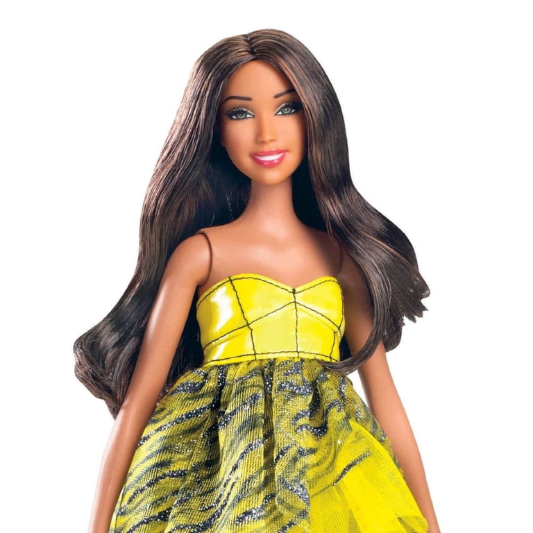 Barbie All Dolled Up Stardoll Brunette Mix Match Fashion Clothes Yellow &  Denim - Walmart.com