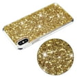 thumbnail image 4 of For iPhone XS/X Case,Cute Glitter Bling Twinkle Stardust with Drop Protection Shockproof Soft TPU Slim Flexible Phone Case Girls/Women Protective case for iPhone XS/X,Anti Scratch,Gold, 4 of 6