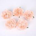 thumbnail image 3 of 2/5 piezas de flores artificiales de peonía de 8,5 cm para decoración de bodas, bodas, flores falsas para decoración del hogar, manualidades, regalos, accesorios de guirnalda, 3 of 5