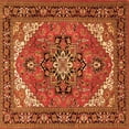 thumbnail image 1 of Ahgly Company Indoor Square Persian Orange Traditional Area Rugs, 3' Square, 1 of 1