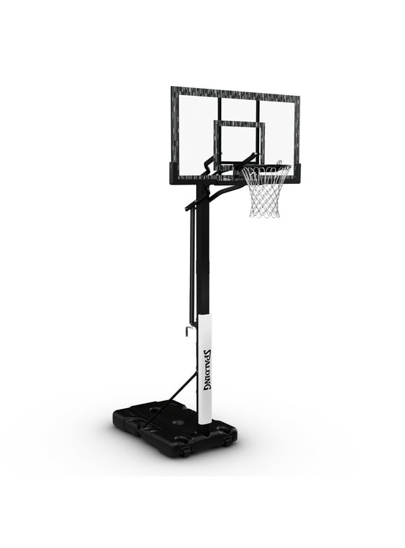 Spalding 60 inch Acrylic Screw Jack Portable Basketball Hoop System