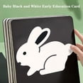thumbnail image 1 of Baby Visual Stimulation Cards High Contrast Flash Card Newborn Brain Development Toys For Baby 0-36 Months, 1 of 7