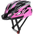 thumbnail image 1 of Casco de ciclismo de bicicleta (tamaño adecuado 52-60 cm, blanco y negro) Afortunado Sencillez, 1 of 2