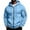 Sky Blue, variant on IAJDKMEK Men's Multi-Pocket Zip Up Hoodie - Lightweight Jacket for Sports, also Works as a Cozy Sweatshirt for Everyday Wear, Travel Friendly