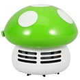 thumbnail image 1 of MasteelfCA Mini Mashroom Tabletop Cleaner Vacuum Cleaner Handy Hand Cleaner Desk Table Dust Cleaner (Green), 1 of 7