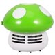 thumbnail image 1 of Mini Mushroom Table Top Cleaner Aspirador Handy Hand Cleaner Desk Table Dust Cleaner (Verde), 1 of 7