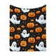 thumbnail image 1 of Decoraciones de Halloween, adornos de Halloween, regalos de Halloween, franela de Halloween, lindo chal blanco para festival de fantasmas, manta para la siesta, manta de Halloween, 1 of 4