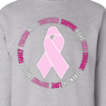 thumbnail image 3 of Inktastic Word Circle-breast Cancer Awareness Adult Sweatshirt, 3 of 4