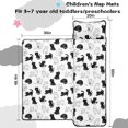 thumbnail image 5 of Sleeping Cat White Pattern Teens Toddler Nap Mat with Pillow, Sleeping Mat Bag for Preschool Daycare 60"x20", 5 of 6