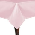 thumbnail image 1 of Ultimate Textile (5 Pack) Satin 84 x 84-Inch Square Tablecloth - for Wedding, Special Event or Banquet use, Blush Ice Pink, 1 of 4
