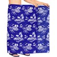thumbnail image 3 of HAPPY BAY Men's Swim Trunk Swimsuits Sarong Pareo Beach Wrap One Size Palm,Blue-B711 Summer Vacation Aloha, 3 of 4