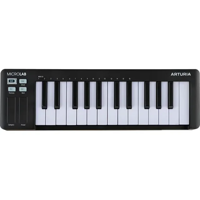 Teclado Midi Arturia Microlab Mk3 25 Teclas Black Edition