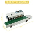thumbnail image 4 of Accreate Horizontal Automatic Bag Band Sealing Machine 110V for PVC Bags Films, Digital Temperature Control, 4 of 9
