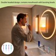 thumbnail image 3 of 50 pieces disposable mini travel toothbrush, 5 in 1 toothbrush + toothpaste + tongue scraper + floss + toothpick, bulk portable oral care kit (mixed 4 flavors), 3 of 4