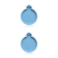 thumbnail image 3 of Kearding Molde de resina de silicona de Navidad, moldes de bricolaje flexibles, molde colgante de copo de nieve, decoraciones, herramientas de moldeo Type2 NO2 Kearding CBP182051, 3 of 6