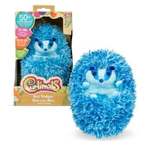 Curlimals Blue the Badger - Interactive, Animated, Talking, Giggling Toy Pet, Over 50 Sounds, 5" Plush, Great for Kids ages 3 