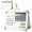 Calendar Whiteboard, variant on Magnetic Dry Erase Board with Calendar - Small Double Sided Whiteboard on Desktop with Monthly Schedule Planner, Portable Folding White Board on Table Top for Drawing, Teacher Students Classroom